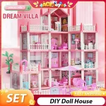 Toy House Cartoon Dools Role-Playing Set Fun Puzzle Doll House