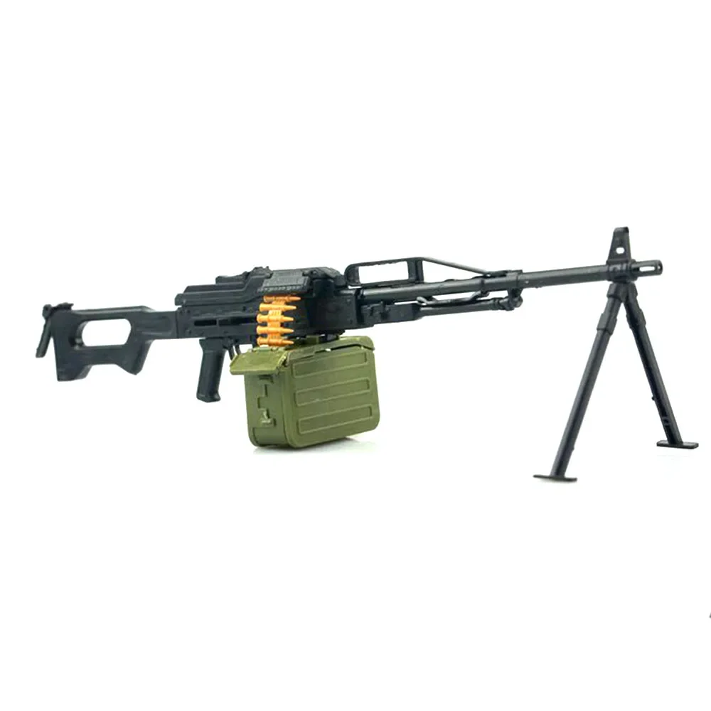 kf-S1c0e324fa91a471a8feb2594a3631ff1f AK74 MG42 Plastic Block Toy Machine Gun Launcher Military Weapon - Image 1