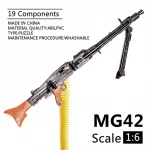 AK74 MG42 Plastic Block Toy Machine Gun Launcher Military Weapon - Image 3