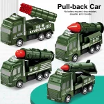 1Pcs Kids Toy Car Inertia Sanitation Truck Models Pull Back Military Engineering Vehicle Fire Engine Boys Toys Children Gift
