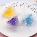 Pyramid Maze 3D Gravity Memory Puzzle Toy Portable Educational Brain Teaser Game - Image 3