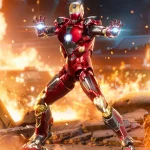 Iron Man3 MK18 MK19 MK27 MK28 MK38 Action Figure Tony Stark - Image 3