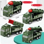 1Pcs Kids Toy Car Inertia Sanitation Truck Models Pull Back Military Engineering Vehicle Fire Engine Boys Toys Children Gift - Image 3