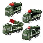1Pcs Kids Toy Car Inertia Sanitation Truck Models Pull Back Military Engineering Vehicle Fire Engine Boys Toys Children Gift - Image 5