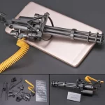 1:6 Scale M134 Gatling Minigun Plastic 4D Gun Model T800 Heavy Machine Guns + Bullet Belt for 12 Inch Action Figures Toys - Image 3