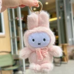Kawaii Miffy Dool Blind Box Cute Plush Keychain Soft Bunny Pendant Bag - Image 4