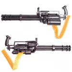 1:6 Scale M134 Gatling Minigun Plastic 4D Gun Model T800 Heavy Machine Guns + Bullet Belt for 12 Inch Action Figures Toys - Image 4