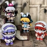 Shriek & Doris Action Figure Hang Card Cute Pendant Dool Toys Christmas Gift