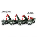 1Pcs Kids Toy Car Inertia Sanitation Truck Models Pull Back Military Engineering Vehicle Fire Engine Boys Toys Children Gift - Image 4